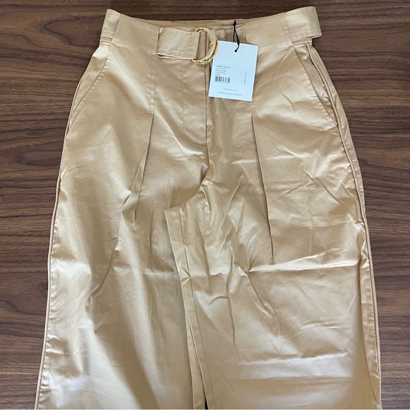 Tanya Taylor high waisted tan trousers with belt “Tyler Pant” size 0 - Picture 11 of 15